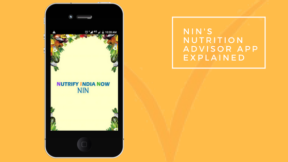 NIN’s Personal Nutrition Advisor App